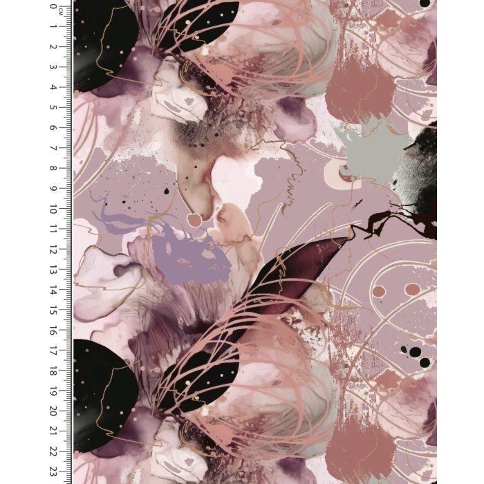 Viscose Jersey Digital Stylez Watercolour Art 5592