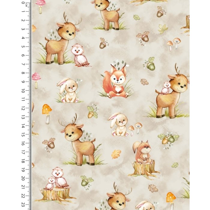 Softshell Digital Little Ones Forrest Animals 5603