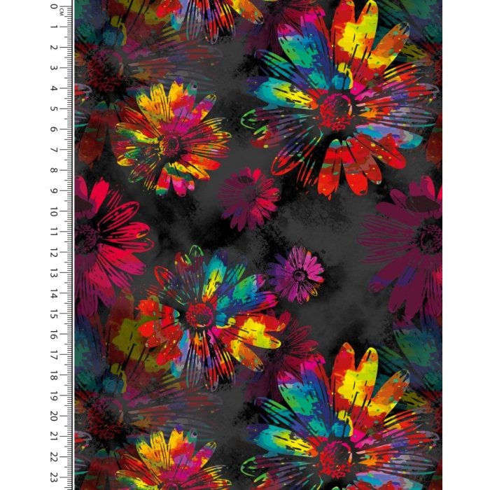 Alpensweat Digital Stylez Flower Multicolour 5617