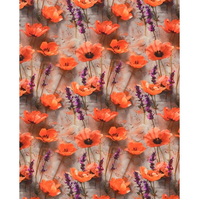 Jersey Digital 3D Flower 5750