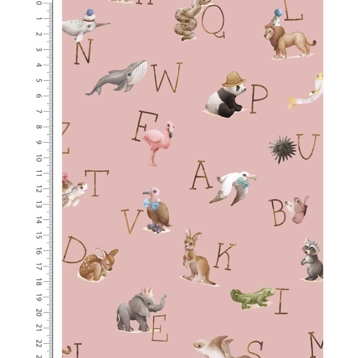 Flannel Digital Animal Alphabet 6132