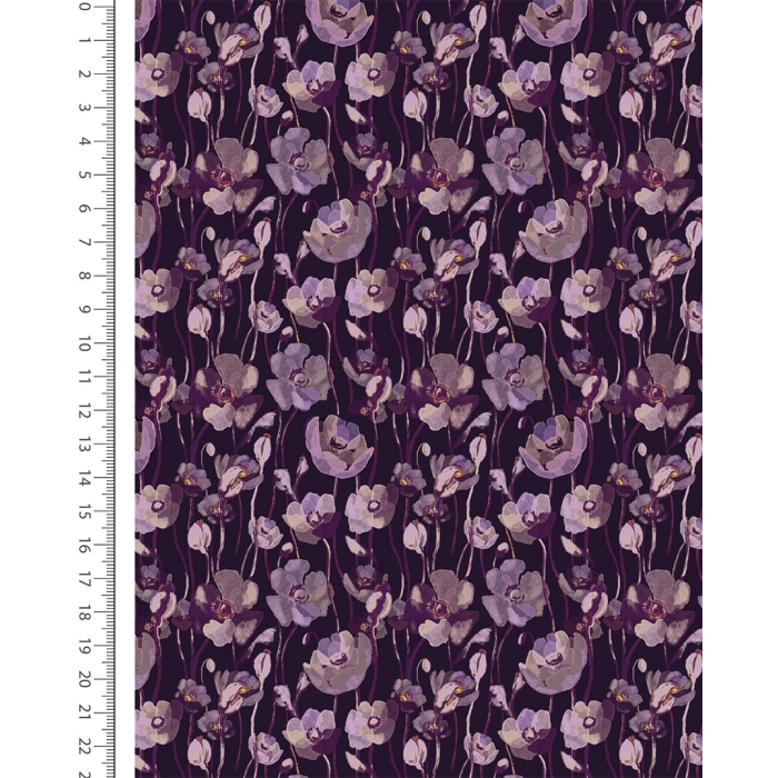 Jersey Digital Midnight Flora 6161