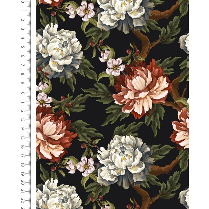 French Terry Digital Bloom 6173