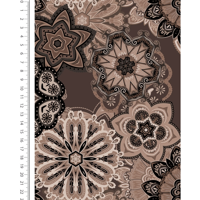 French Terry Digital Fantasy Mandala 6171