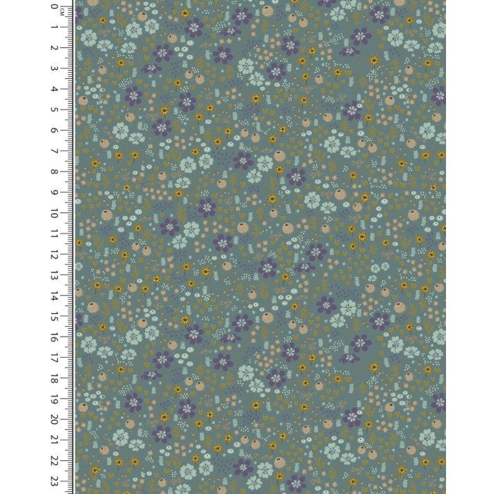 Jersey Digital Forest Flowers 5913