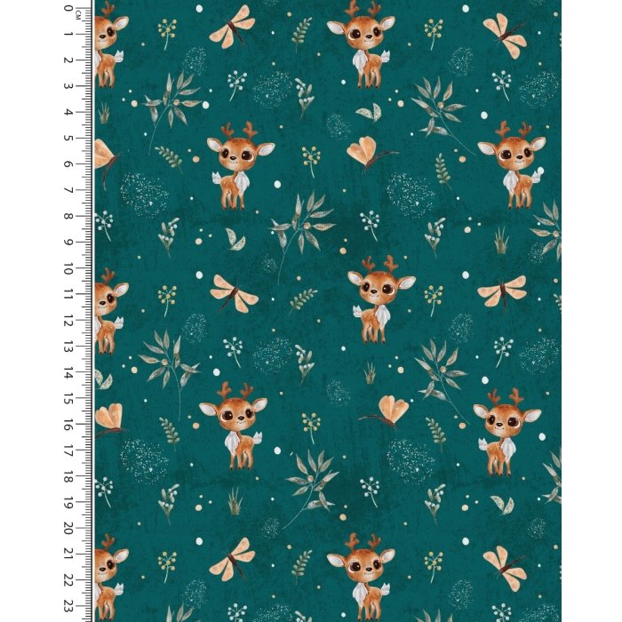 Alpen Fleece Digital Cute Deer 5857