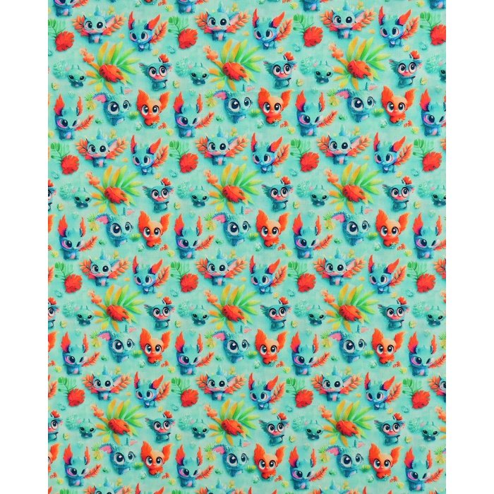 Poplin 3D Fantasy Animals 5821