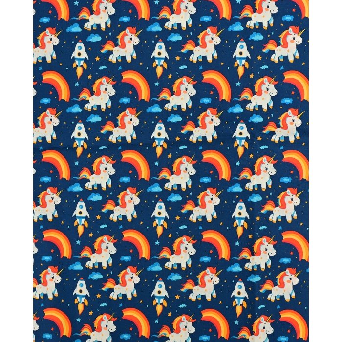 Poplin Unicorn in space 5822