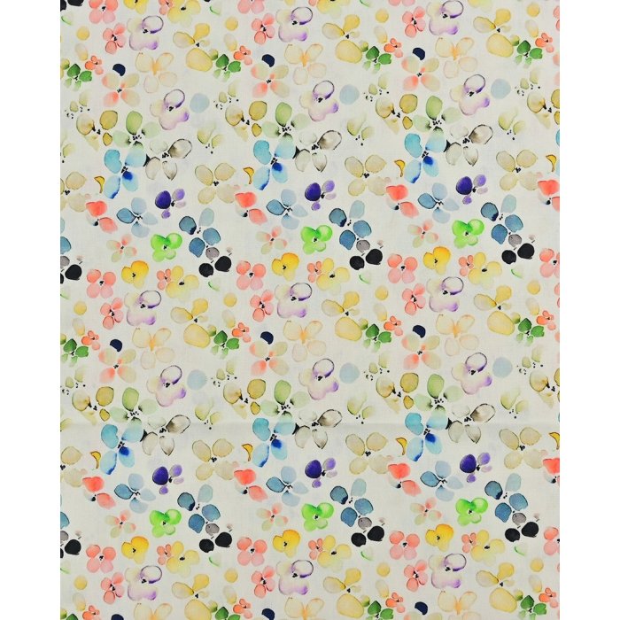 Poplin Digital Flowers 5831