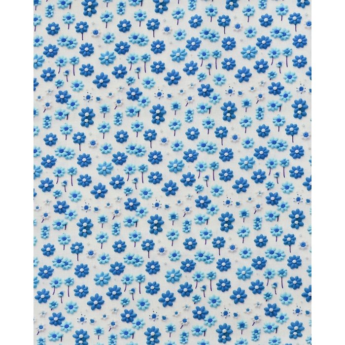 Poplin 3D Flower 5835