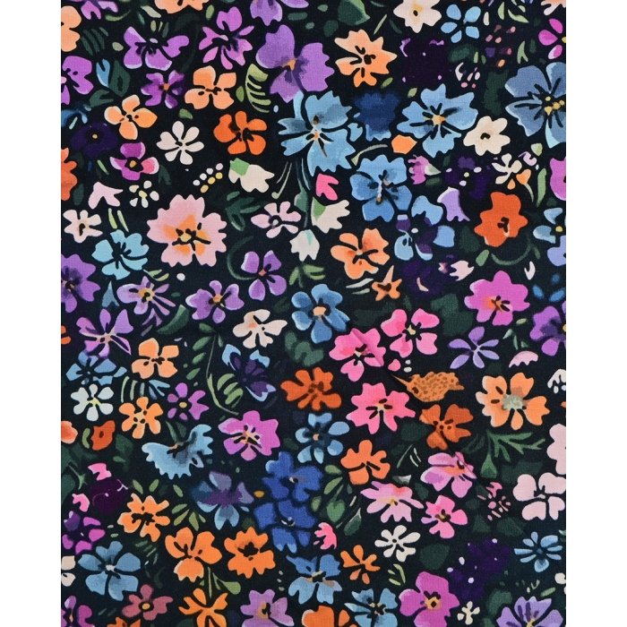 Bamboo Jersey Digital Little Flower 5881