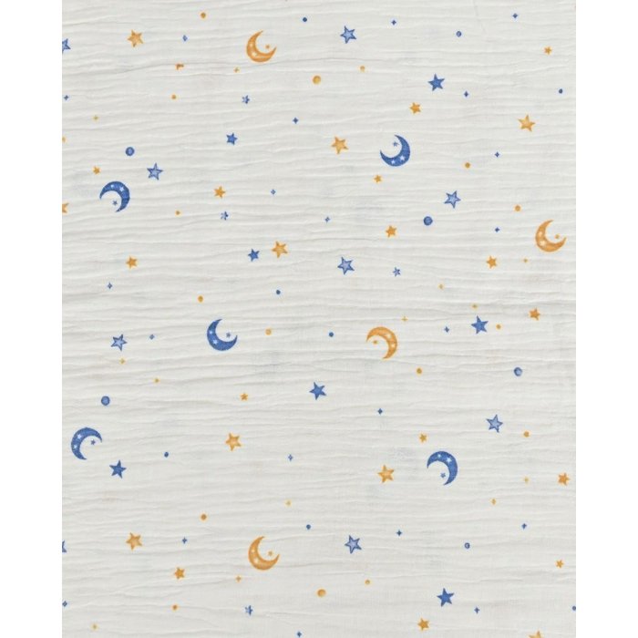 Double Gauze Moon and Stars 6056