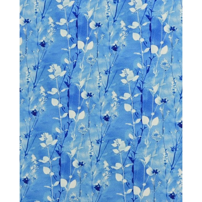 French Terry Digital Floral 5948