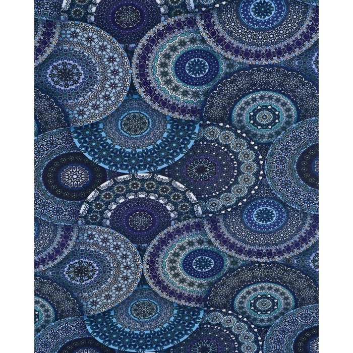 Bamboo Jersey Digital Mandala 5953