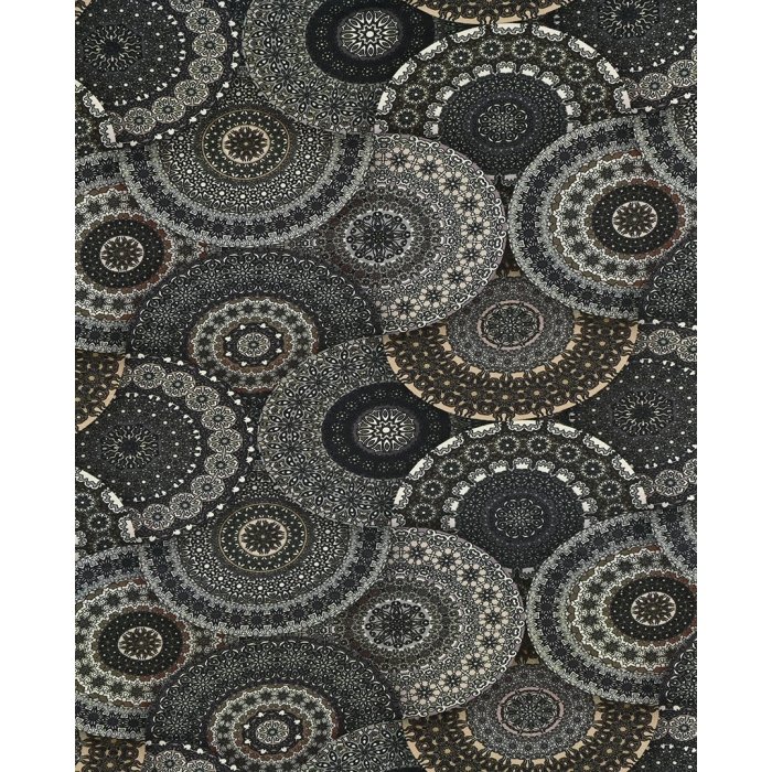 Bamboo Jersey Digital Mandala 5953