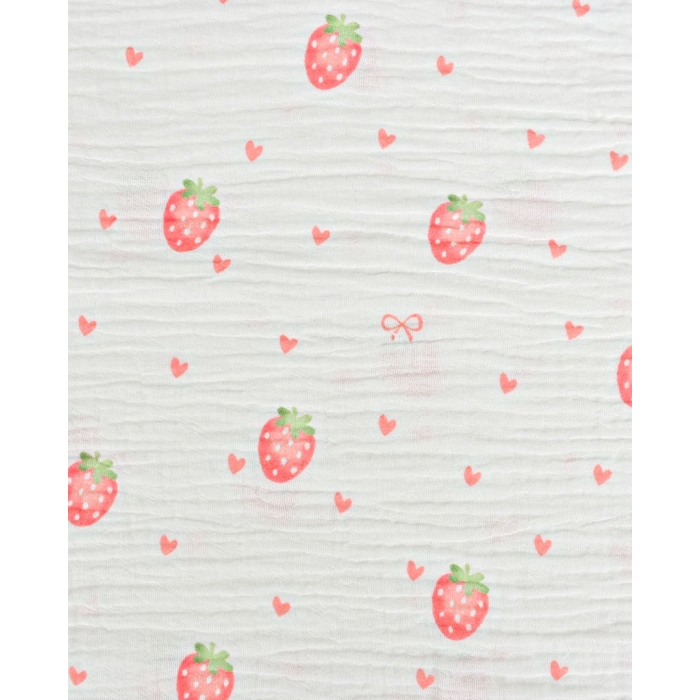Double Gauze Strawberry 6056