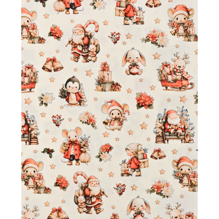 Poplin Digital Cute Christmas 6128