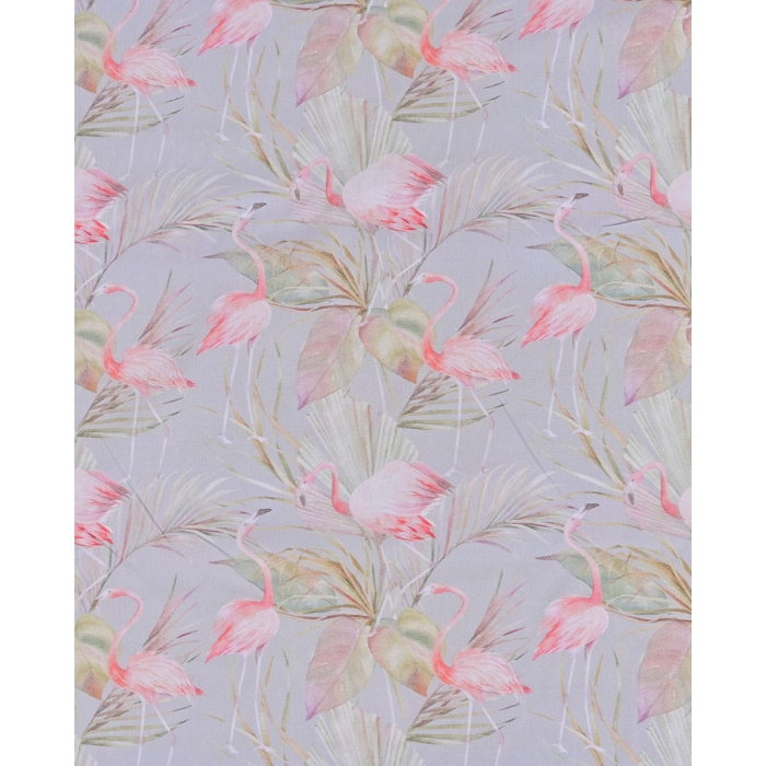 Viscose gewobe digital stylez flamingos 6004