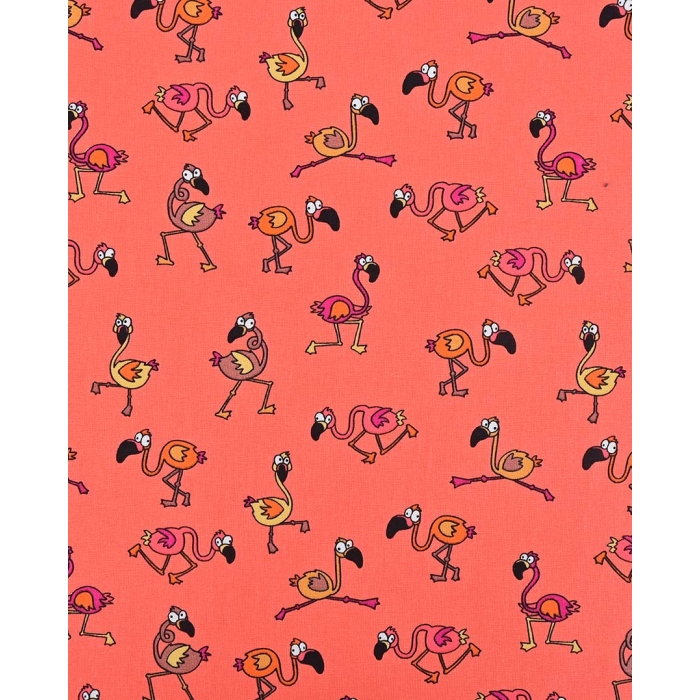Poplin Flamingo 90018