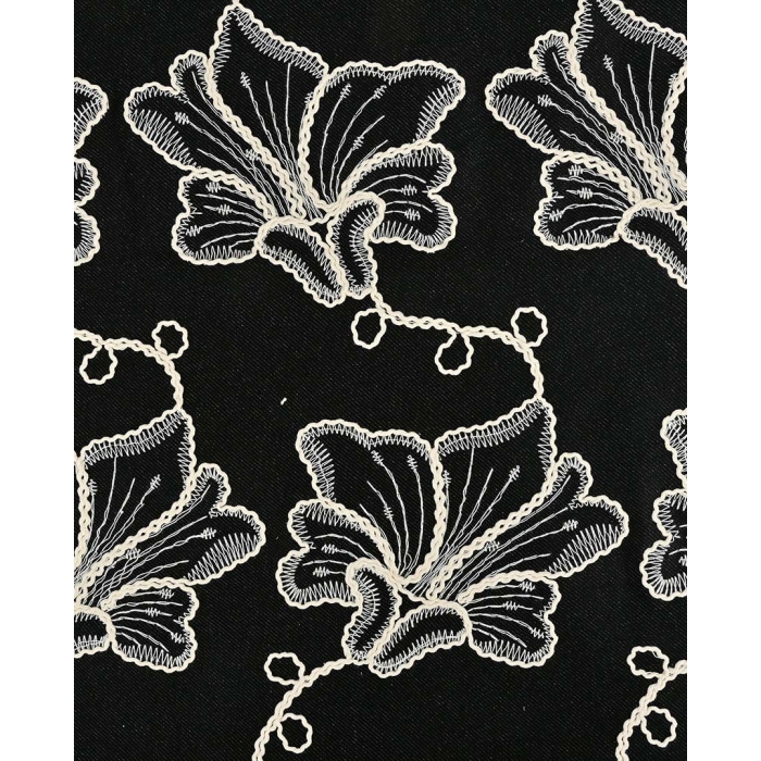 Jeans Embroidery Flower 6233