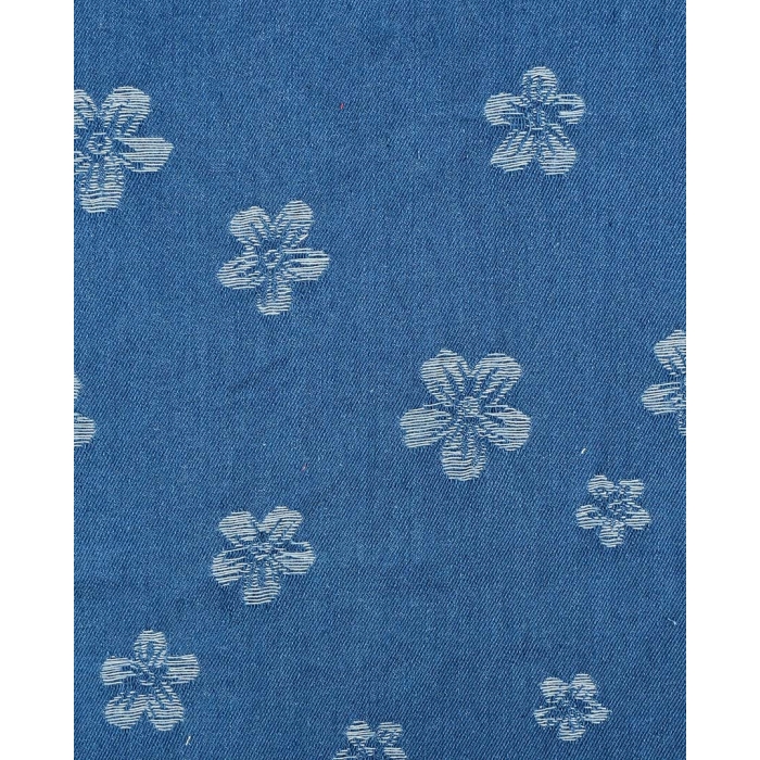 Denim Jacquard Flowers 6225