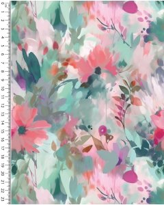 Jersey Digital Stylez Painted Flowers 5779