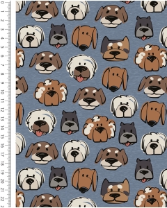 Alpen Fleece Digital Cute Dogs 6143