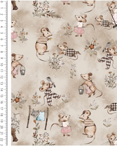 Alpen Fleece Digital Little Mice 6139