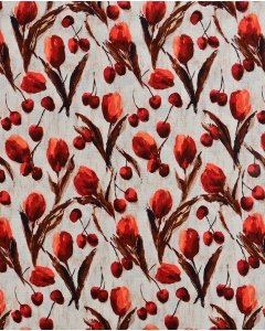 Viscose Crepe Flower 5963