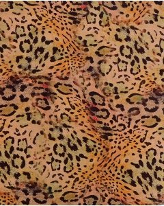Viscose Crepe Leopard 5964