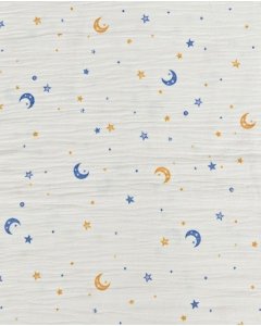 Double Gauze Moon and Stars 6056