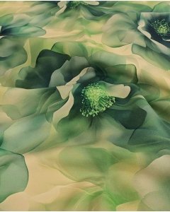 Cotton Stretch Satin Flower 5981