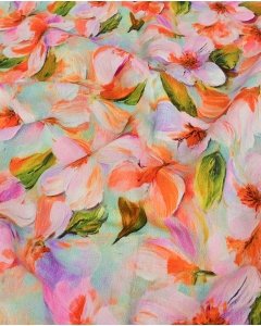 Viscose Crepe Flower 5962