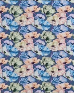 Bamboo Jersey Digital Faded Flowers 5952