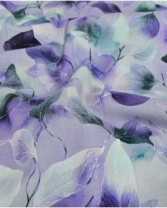 Viscose Linen Digital Leaves 6065