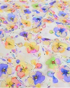 Poplin Stretch Flower 5973
