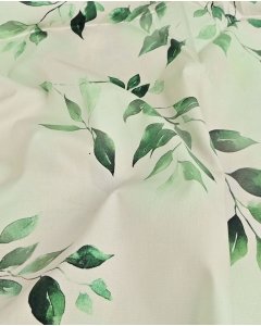 Poplin Stretch Leaves 5974