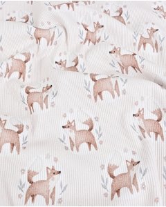 Rib Jersey Digital Fox 5957