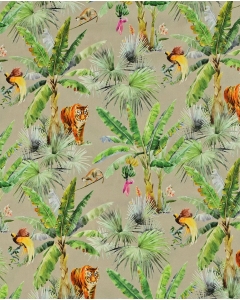 Viscose woven digital stylez tiger 5277