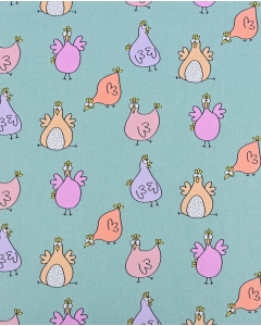 Poplin Crazy Chicken 90013