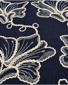 Jeans Embroidery Flower 6233