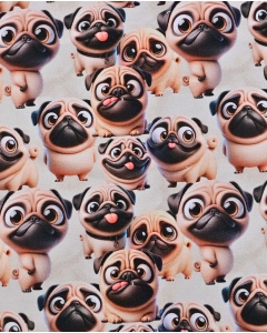 Sweat Digital Happy Pugs 6148