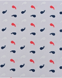Poplin Organic Mini Whale 90362