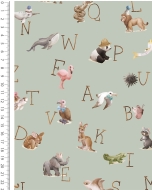 Flannel Digital Animal Alphabet 6132