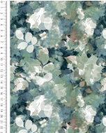 French Terry Digital Botanical Haze 6169