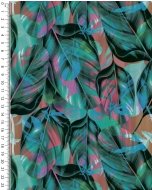 French Terry digital Leaves 5903