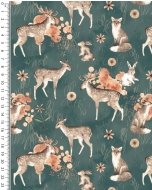 Alpen Fleece Digital Forest Animals 5860
