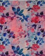 Bamboo Jersey Digital Leaves 5878