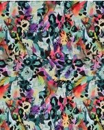 French Terry Digital Multicolor Leopard 5944