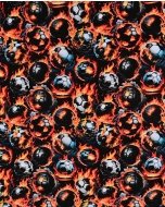 Jersey Digital Flaming Football 5928